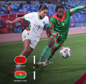 Match amical: Les Étalons dames refroidissent les ambitions marocaines